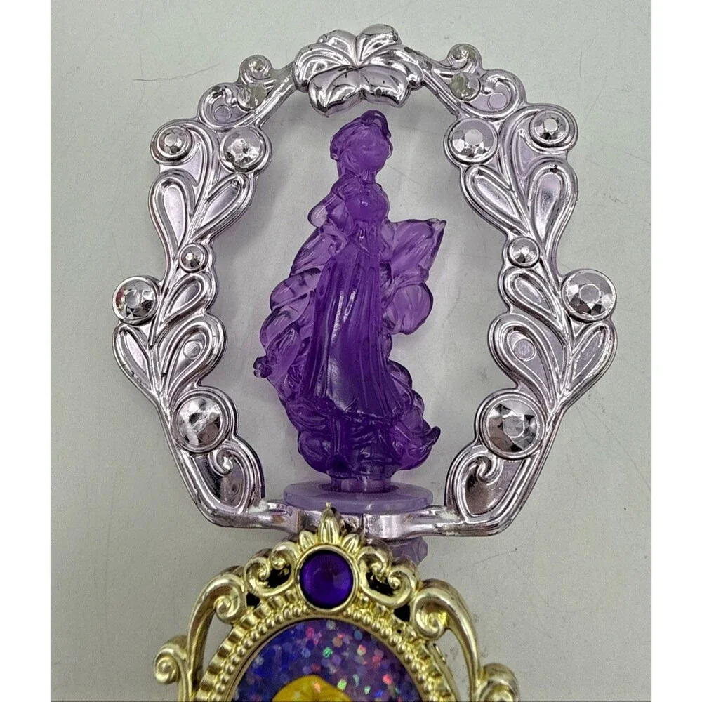 3 Disney Princess Ariel Belle Aurora Pretend Play Costume Scepter Wand 12” Turns